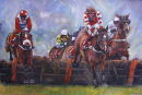 "My Way Or The Highway" original oil on Canvas 36"x24"
***sold ***